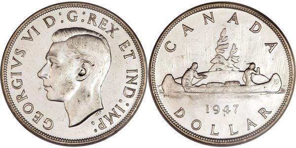 1 Dollar Canada Silver George VI (1895-1952)