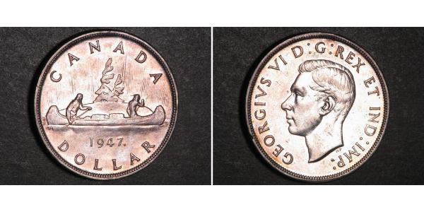 1 Dollar Canada Silver George VI (1895-1952)