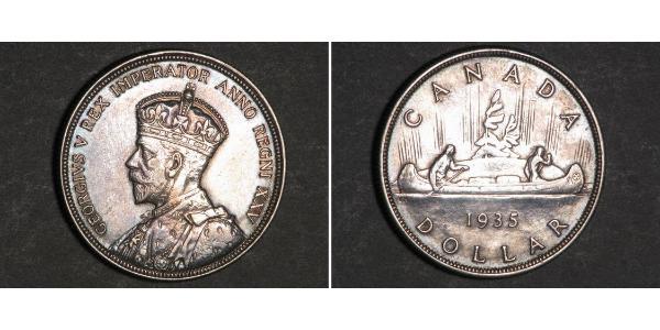 1 Dollar Canada Silver George V of the United Kingdom (1865-1936)