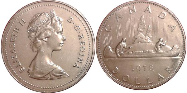 1 Dollar Canada Silver Elizabeth II (1926-2022)