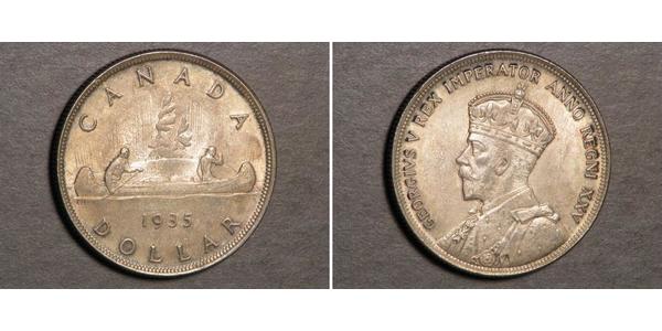 1 Dollar Canada Silver George V of the United Kingdom (1865-1936)