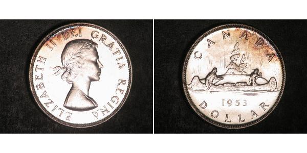 1 Dollar Canada Silver Elizabeth II (1926-2022)