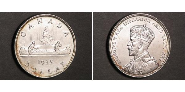 1 Dollar Canada Silver George V of the United Kingdom (1865-1936)