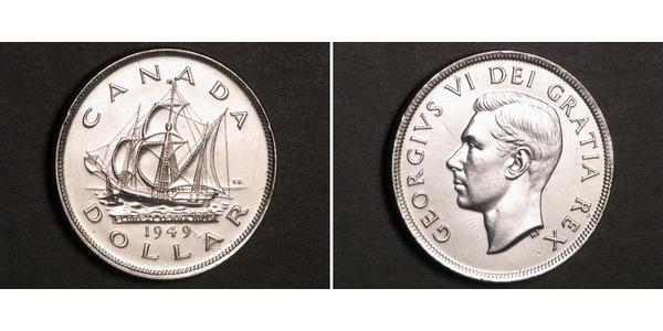 1 Dollar Canada Silver George VI (1895-1952)