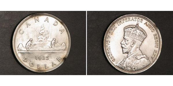 1 Dollar Canada Silver George V of the United Kingdom (1865-1936)