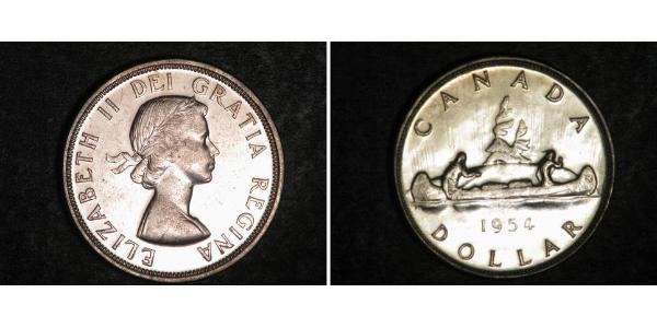 1 Dollar Canada Silver Elizabeth II (1926-2022)