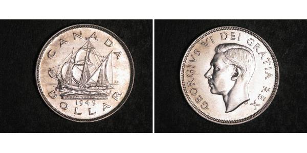 1 Dollar Canada Silver George VI (1895-1952)