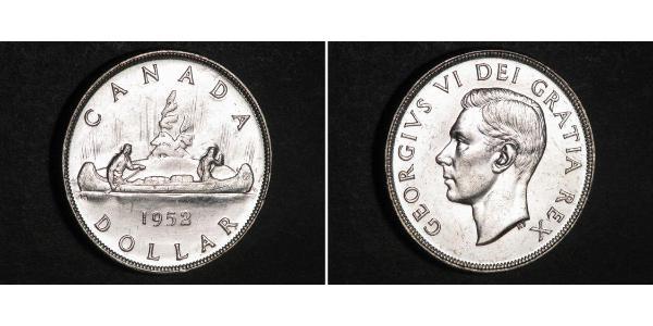 1 Dollar Canada Silver George VI (1895-1952)