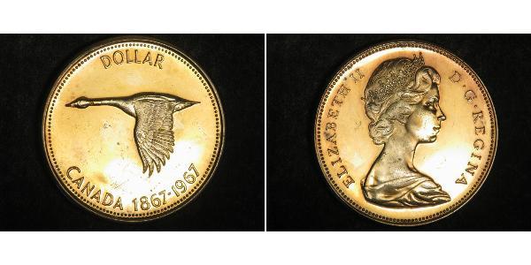 1 Dollar Canada Silver Elizabeth II (1926-2022)