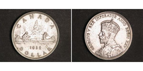 1 Dollar Canada Silver George V of the United Kingdom (1865-1936)