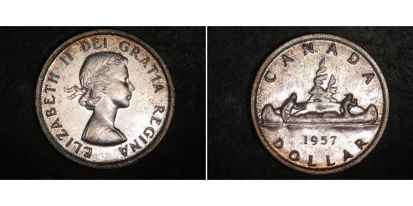 1 Dollar Canada Silver Elizabeth II (1926-2022)