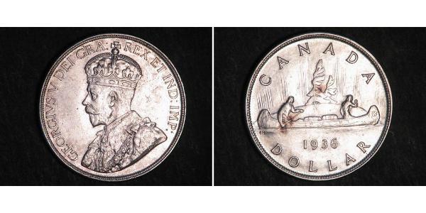 1 Dollar Canada Silver George V of the United Kingdom (1865-1936)