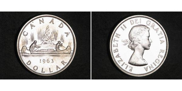 1 Dollar Canada Silver Elizabeth II (1926-2022)