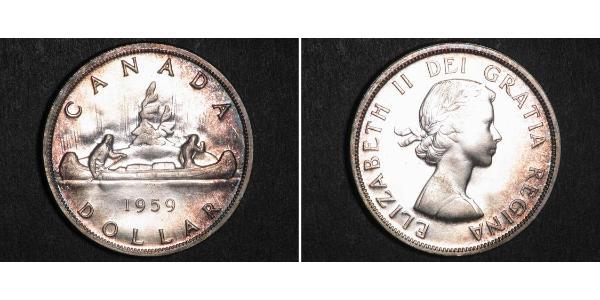 1 Dollar Canada Silver Elizabeth II (1926-2022)