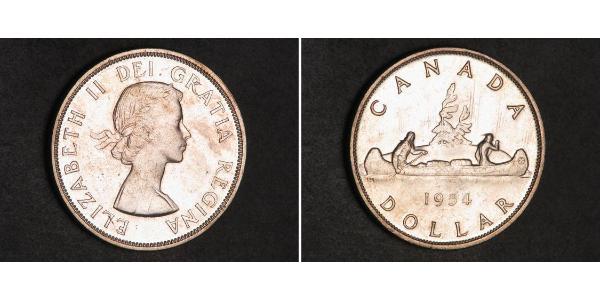 1 Dollar Canada Silver Elizabeth II (1926-2022)