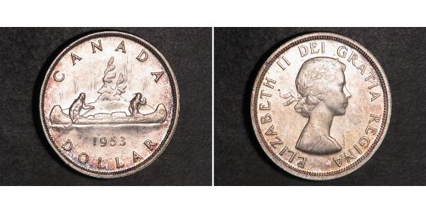 1 Dollar Canada Silver Elizabeth II (1926-2022)