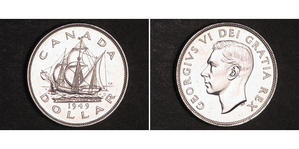 1 Dollar Canada Silver George VI (1895-1952)