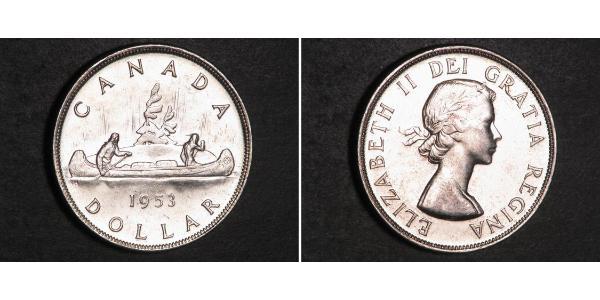 1 Dollar Canada Silver Elizabeth II (1926-2022)