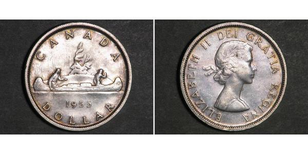 1 Dollar Canada Silver Elizabeth II (1926-2022)
