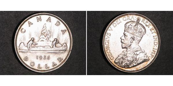 1 Dollar Canada Silver George V of the United Kingdom (1865-1936)