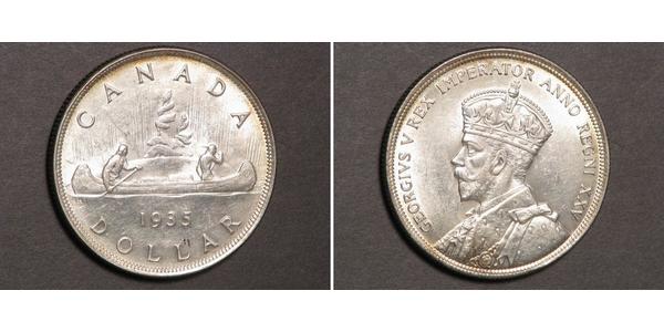 1 Dollar Canada Silver George V of the United Kingdom (1865-1936)