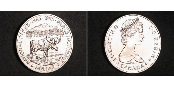 1 Dollar Canada Silver Elizabeth II (1926-2022)