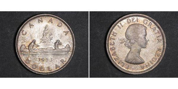 1 Dollar Canada Silver Elizabeth II (1926-2022)