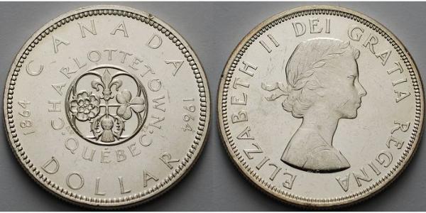 1 Dollar Canada Silver Elizabeth II (1926-2022)