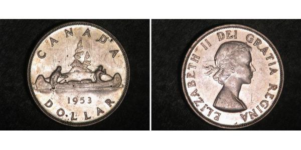 1 Dollar Canada Silver Elizabeth II (1926-2022)