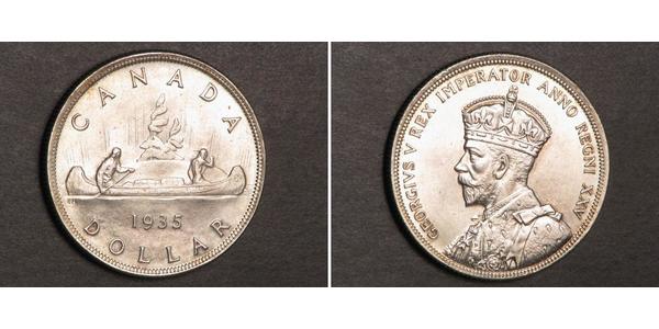 1 Dollar Canada Silver George V of the United Kingdom (1865-1936)