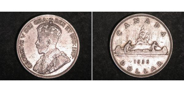 1 Dollar Canada Silver George V of the United Kingdom (1865-1936)