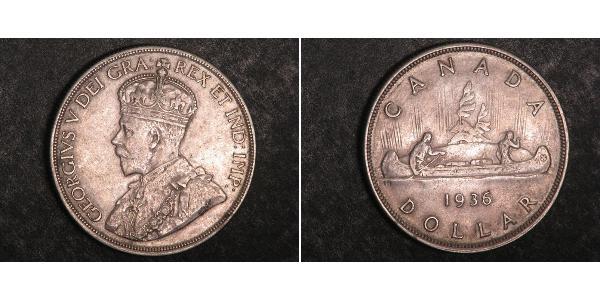 1 Dollar Canada Silver George V of the United Kingdom (1865-1936)