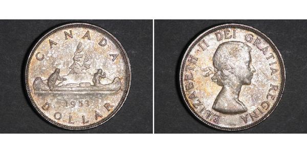 1 Dollar Canada Silver Elizabeth II (1926-2022)