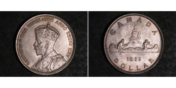 1 Dollar Canada Silver George V of the United Kingdom (1865-1936)