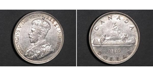 1 Dollar Canada Silver George V of the United Kingdom (1865-1936)