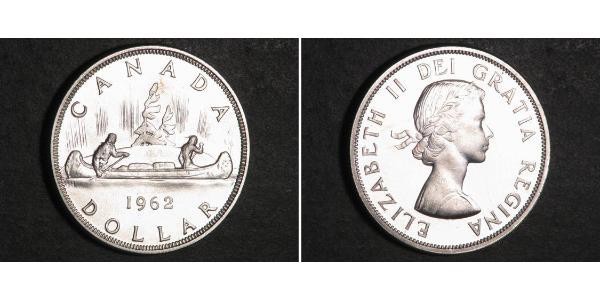 1 Dollar Canada Silver Elizabeth II (1926-2022)