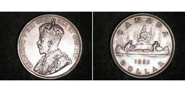 1 Dollar Canada Silver George V of the United Kingdom (1865-1936)