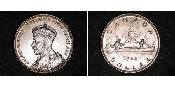 1 Dollar Canada Silver George V of the United Kingdom (1865-1936)