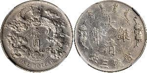 1 Dollar China Silver 