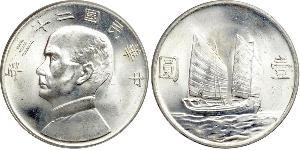 1 Dollar China Silver 