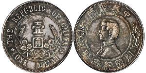 1 Dollar China Silver 