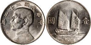 1 Dollar China Silver 