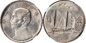 1 Dollar China Silver 