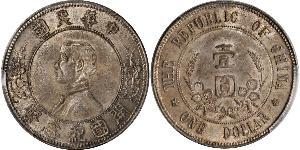 1 Dollar China Silver 