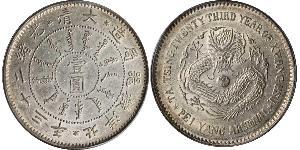 1 Dollar China Silver 