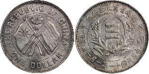 1 Dollar China Silver 