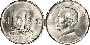 1 Dollar China Silver 