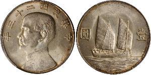 1 Dollar China Silver 