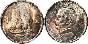 1 Dollar China Silver 