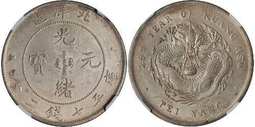 1 Dollar China Silver 